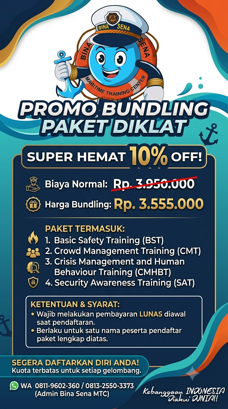 Paket Diklat Cruise Ship - Bina Sena - Maritime Training Center