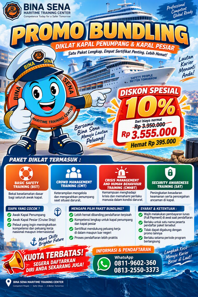 Paket Diklat Kapal Penumpang - Bina Sena - Maritime Training Center Paket Diklat Kapal Penumpang - Bina Sena - Maritime Training Center