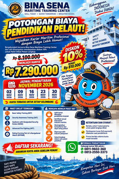 Paket Rating November 2026 - Bina Sena - Maritime Training Center Paket Rating November 2026 - Bina Sena - Maritime Training Center